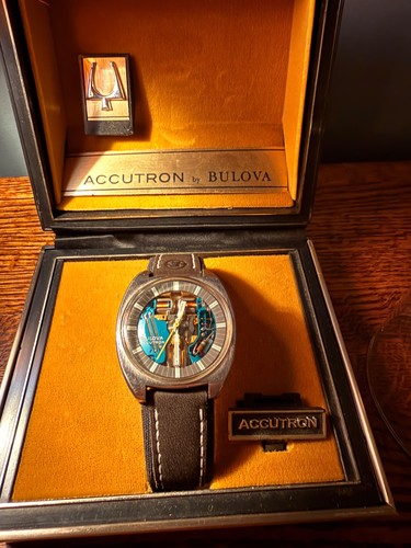 Bulova accutron wrist watch - bulova,