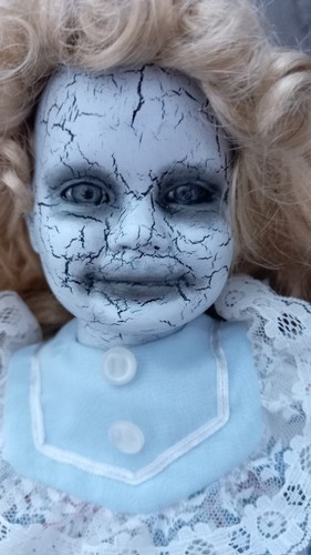 Ooak gothic horror doll creepy - horror,