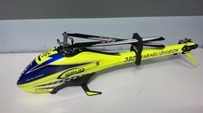 SAB Goblin RC Helicopter 380.  Yellow Blue!!  BNF.
