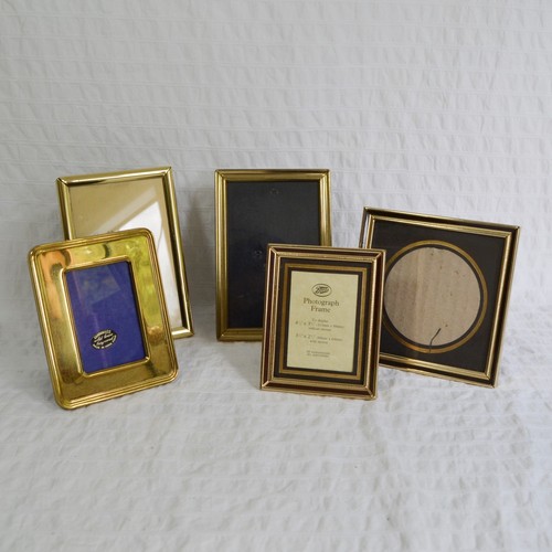 Vintage brass photo frames - photo,