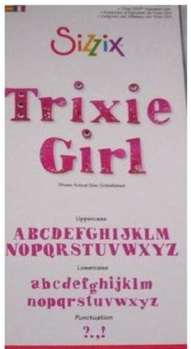 Sizzix sizzlits alphabet - sizzix, dies