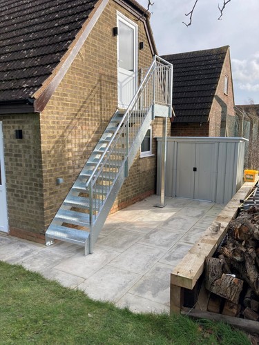 Fire escape staircase - , /