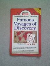 LETRASET THE WORLD IN ACTION TRANSFERS FAMOUS VOYAGES OF DISCOVERY Some Unused