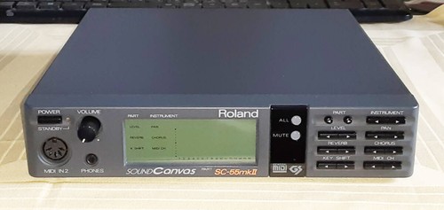 Roland 55mkii sound canvas - sc-55mkii,