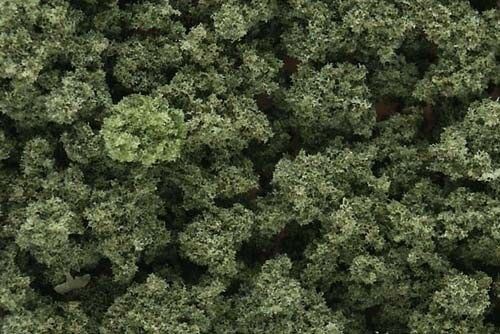 Olive green bushes - green, (bag)