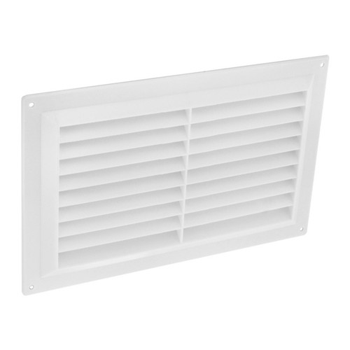 Securit white plastic louvre - securit,
