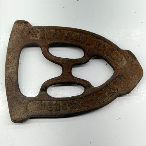 Antique cast iron sad - iron,