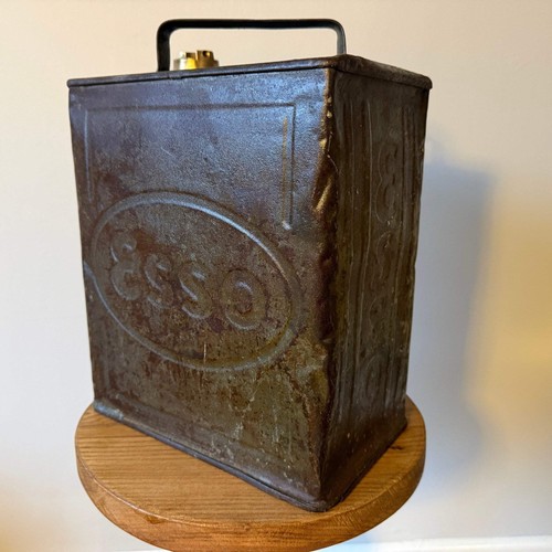 Vintage 1938 esso fuel can - esso,