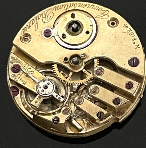 Key wind pocket watch movement - wind,