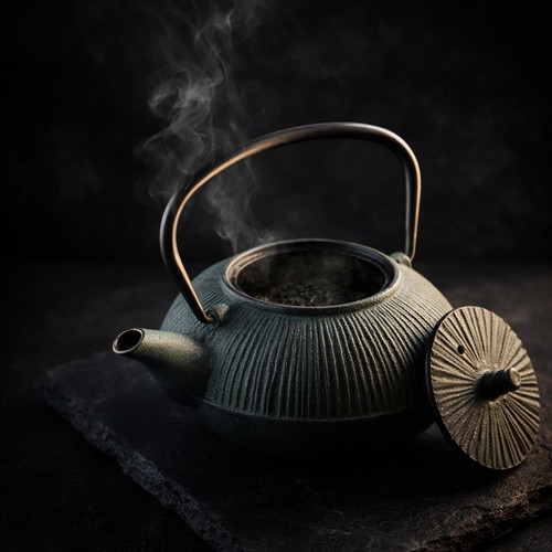 Sakura tea japanese cast - japanese, iron