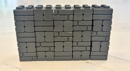 Lego 100 1x2 - 1x2, stone