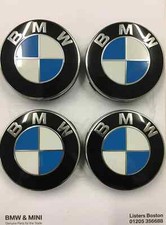 Genuine BMW x4 Set Alloy Wheel Centre Caps 36136783536 E46/E90/F10/F20/F30/F32