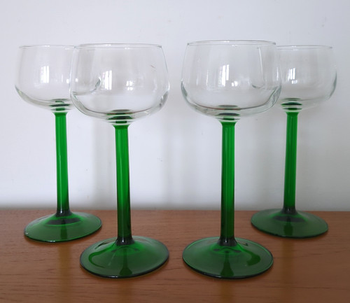 Vintage luminarc green - 4,