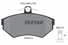 Brake pads 2194502 TEXTAR for