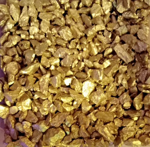 750g gold glass - glass, chippings