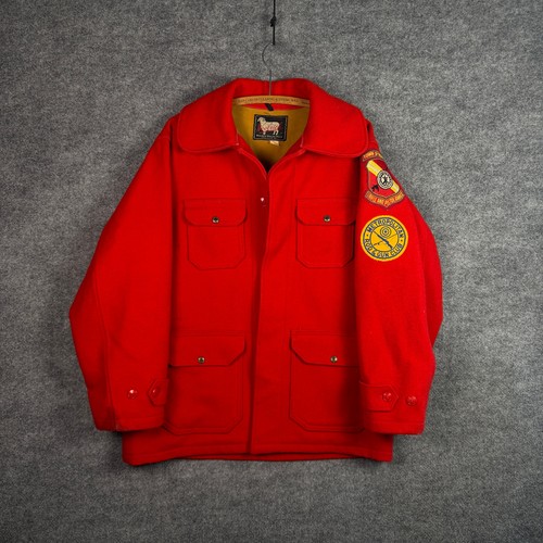 Vtg 50s woolrich mackinaw - woolrich,
