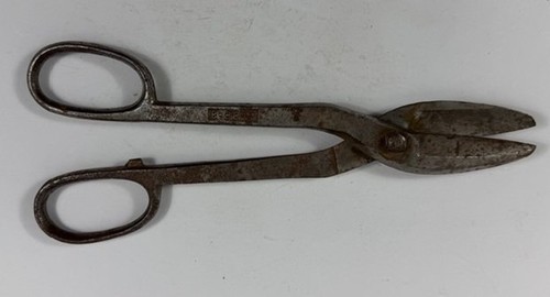 Vintage wiss tin snips - tin, 9