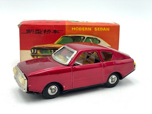 Vintage friction car - red, china