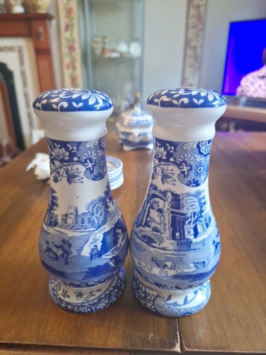 Spode italian large salt and - italian,