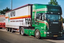 Truck Photo Scania 144L 530 Tarpaulin Semi Truck Netherlands Green NEPRO #e2jd