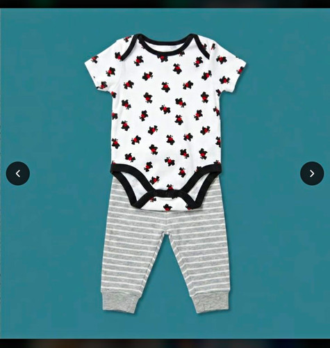 2pc unisex baby outfit - unisex, one