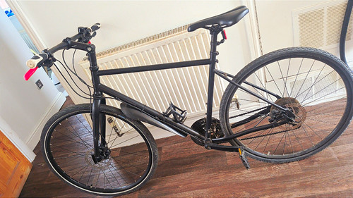 Marin black road bike - marin,