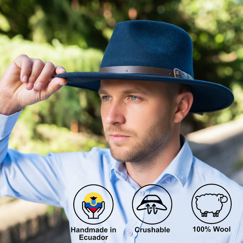 Premium fedora felt hat - premium,
