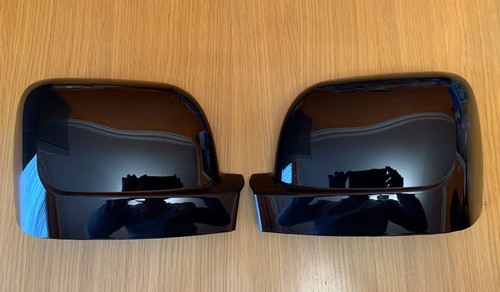 Gloss black wing mirror - black,