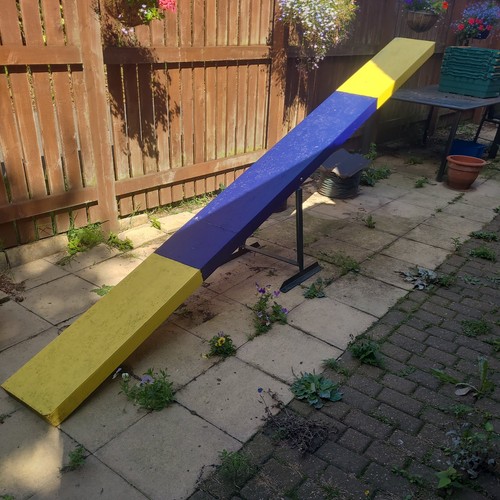 Dog agility seesaw - dog,