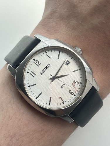 Seiko sapphire 38mm mens - sapphire,