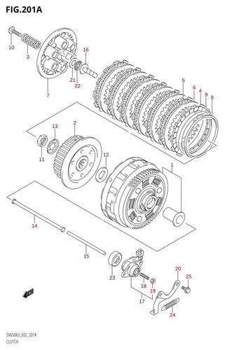 Suzuki genuine clutch drive - suzuki,