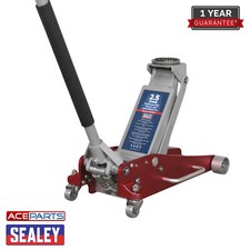 Sealey RJAS2500 2.5tonne Low Entry Aluminium Trolley Jack Rocket Lift/Lifting