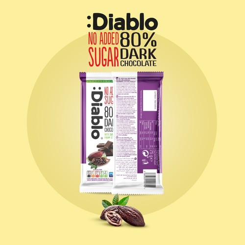 Diablo dark chocolate - 80%, |