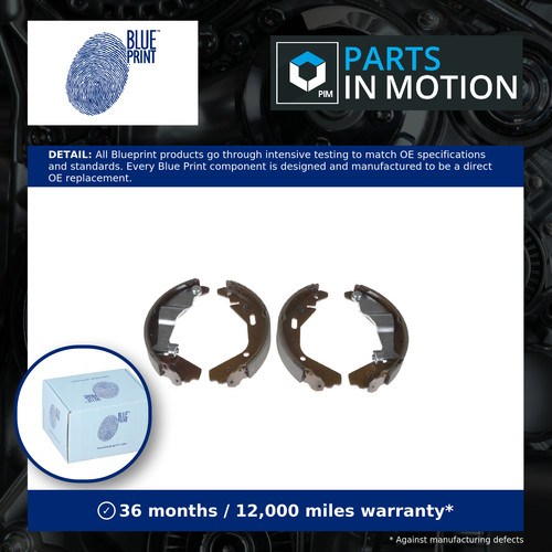 Brake shoes set - shoes, blue