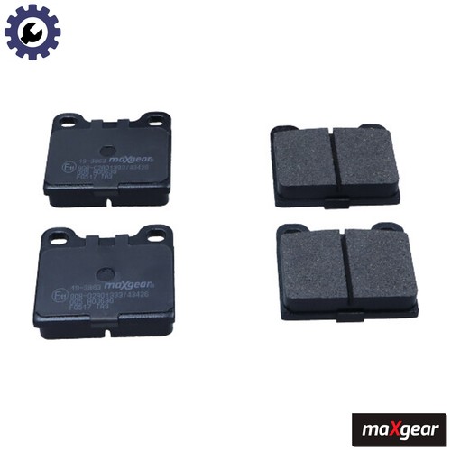 Brake pad set disc - pad,