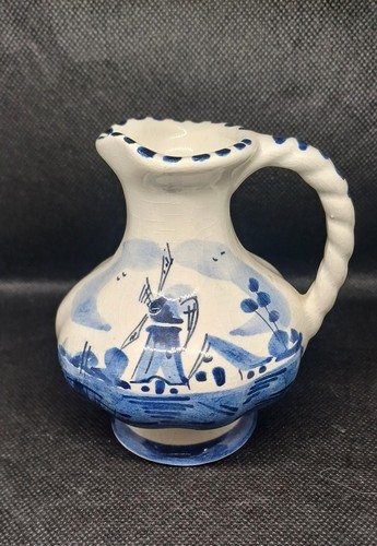 Hand painted dutch delft - hand-painted, blue