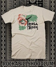 Retro Tiki T Shirt 100% Cotton Bar Mug Restaurant Polynesian Tonga Room
