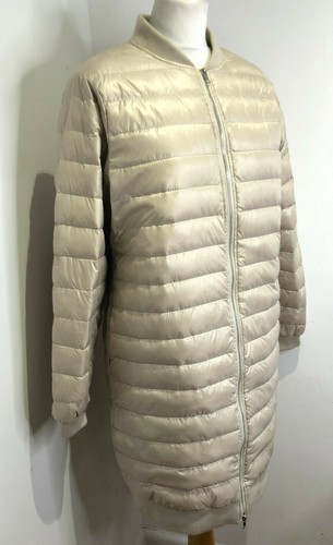 Zara basic beige down - beige, feather