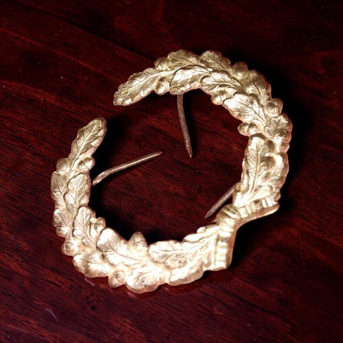 Ww2 military visor - cap, wreath
