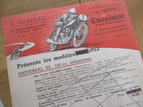 1953 excelsior birmingham - x,
