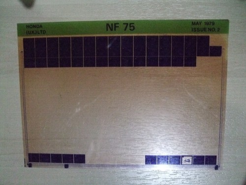 Genuine honda nf75 - genuine,