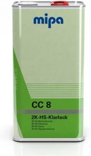 MIPA CC8 2K HS Clear Varnish VOC for Air Drying, 5 Litres