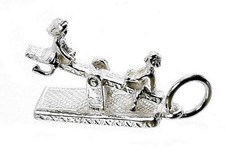STERLING SILVER MOVING SEESAW