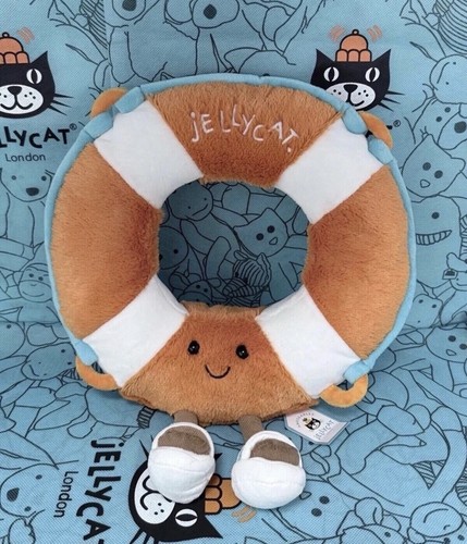 Jellycat amuseables life ring - life,