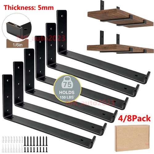 Pack rustic shelf brackets - rustic,