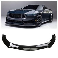 Gloss Black For Ford Mondeo 2010-2018 Front Bumper Lip Spoiler Splitter Body Kit