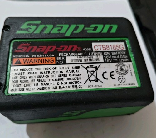 Snap 18v monster green - on,
