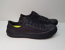 CONVERSE WITH LUNARLON 4.5UK EUR37 WOMENS BLACK CANVAS TRAINERS SHOES PLIMSOLLS