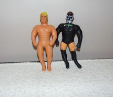 Hasbro Mini Stretch Armstrong 6.5" & WWE Finn Balor - Stretchy Figure Toys