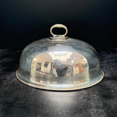 Antique silver plated meat - antique,